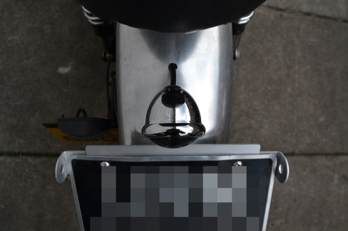 Chrome LED Stop Taillight for Retro Vintage Project Custom Motorcycle Motorbike
