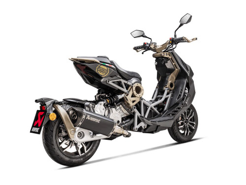 Slip-On Line Muffler SCOOTER - S-IT125SO1-HRTBL - ITALJET DRAGSTER 125 ABS