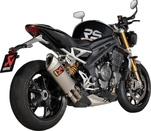 Akrapovic Slip-On Line Muffler - S-T12SO5-HAPXLT - TRIUMPH SPEED TRIPLE 1200 RS ABS