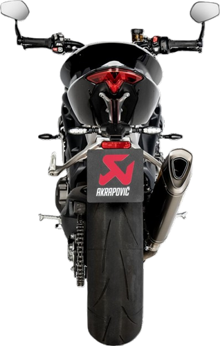 Akrapovic Slip-On Line Muffler - S-T12SO5-HAPXLT - TRIUMPH SPEED TRIPLE 1200 RS ABS
