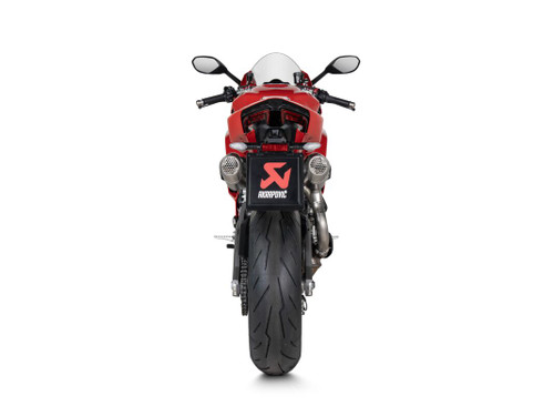 Akrapovic Slip-On Line Muffler STREET - S-D10SO8-HCHNT - DUCATI STREETFIGHTER V2 890 S ABS