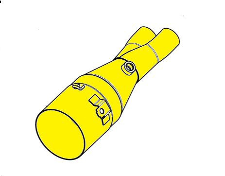 Mid, Link & Y Pipe - C-Y5R3/1 - YAMAHA YZF-R6 600 GP