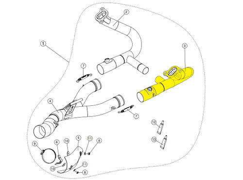 Headpipes - H-B12R4R - BMW R 1200 GS ABS