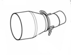 Mid, Link & Y Pipe - L-VE3SO3SS - VESPA SEI GIORNI II 300 HPE ABS