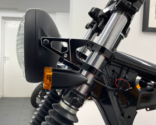 Maltese Cross LED Indicators for Custom Bikes & Retro Cafe Racer Motorbikes