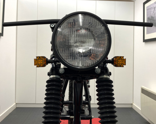 Maltese Cross LED Indicators for Custom Bikes & Retro Cafe Racer Motorbikes