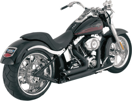 Vance & Hines Shortshots Staggered Exhaust System - 47221 - Harley Davidson FLST 1340
