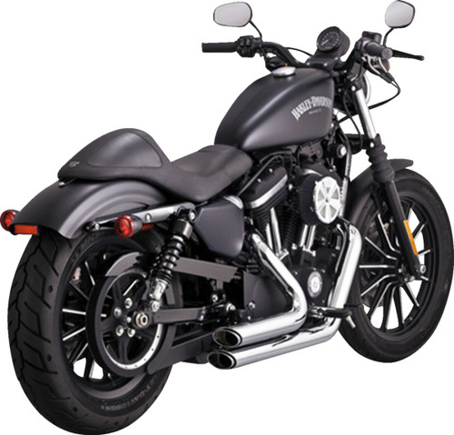 Vance & Hines Shortshots Staggered Exhaust System - 17329 - Harley Davidson XL 1200 C