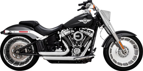 Vance & Hines Shortshots Staggered Exhaust System - 17335-22 - Harley Davidson FLFB 1750 ABS