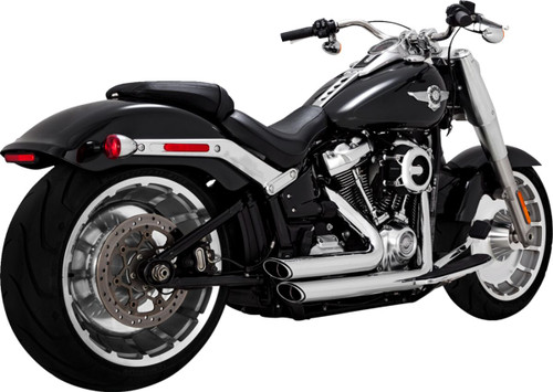 Vance & Hines Shortshots Staggered Exhaust System - 17335-22 - Harley Davidson FLFB 1750 ABS