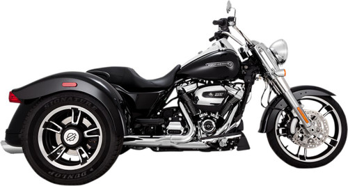 Vance & Hines Twin Slash Slip-On Mufflers - 16796 - Harley Davidson FLRT 1750