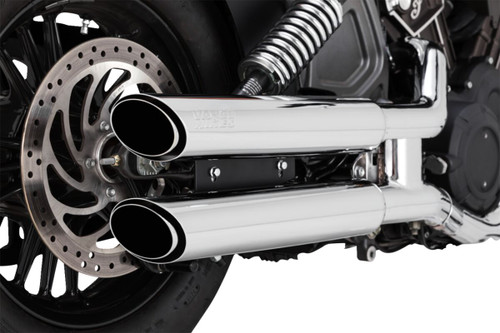 Vance & Hines Twin Slash 3" Slip-On Mufflers - 18323 - INDIAN SCOUT 60 ABS