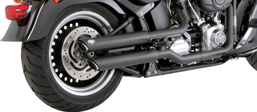 Vance & Hines 3" Twin Slash Slip-On Mufflers - 46343 - Harley Davidson FLSTF 1584