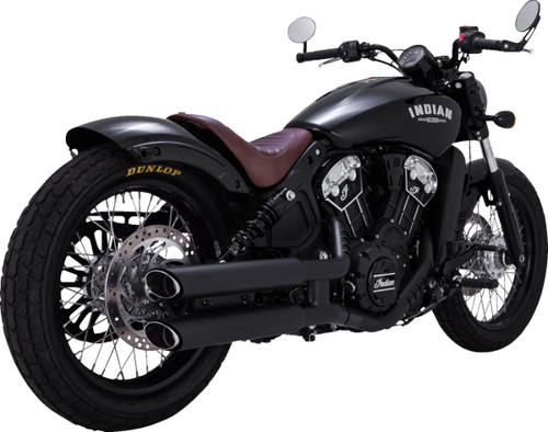 Vance & Hines Twin Slash 3" Slip-On Mufflers - 48323 - INDIAN SCOUT 60 ABS