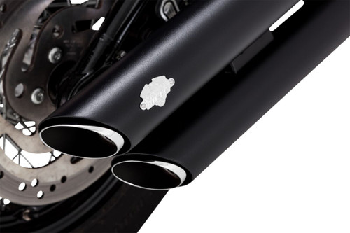 Vance & Hines 3" Twin Slash Slip-On Mufflers - 46376 - Harley Davidson FLDE 1750 ABS