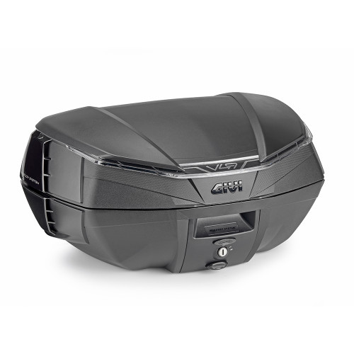 Givi V49 Air Top Case With Smoked Reflector & Four Paintable Covers, 2 Wingflow System Wings on Each Side 49L