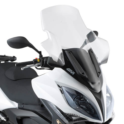 GIVI TRANSPARENT WINDSCREEN - D295ST - KYMCO XCITING R 300i