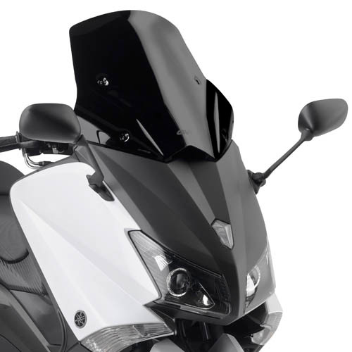 GIVI GLOSSY BLACK SPORT WINDSCREEN - D2013B - YAMAHA T-MAX 530