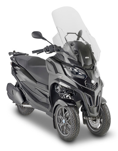GIVI TRANSPARENT WINDSCREEN - D5619ST - PIAGGIO MP3 HPE 400 SPORT