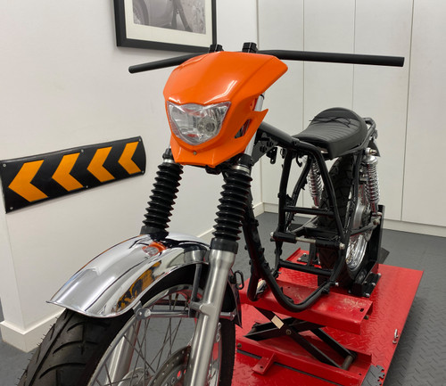 Motorbike Headlight Mask - Supermoto & Streetfighter - Orange - 12V 35W