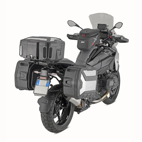 Givi XSPACE EXPANDABLE Monokey Top Case and/or Pannier - 27 to 36 Litre - Aluminium Cover