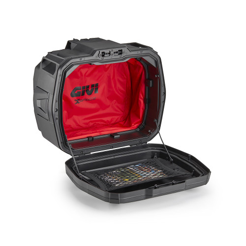 Givi XSPACE EXPANDABLE Monokey Top Case and/or Pannier - 27 to 36 Litre - BLACK