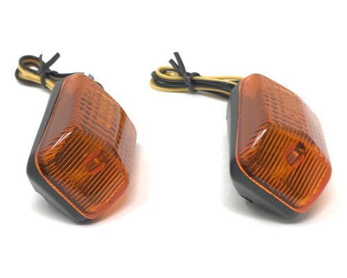 Motorbike 21W Indicators - PAIR - Amber Lens for Street Bikes & Commuter Bikes