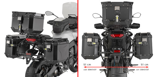 GIVI CAM-SIDE PANNIER HOLDER - PLO2171CAM - YAMAHA TRACER 9 GT