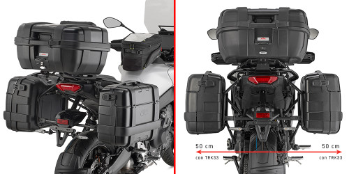 GIVI PANNIER HOLDER FIT M'KEY - PLO2171MK - YAMAHA TRACER 9 GT+