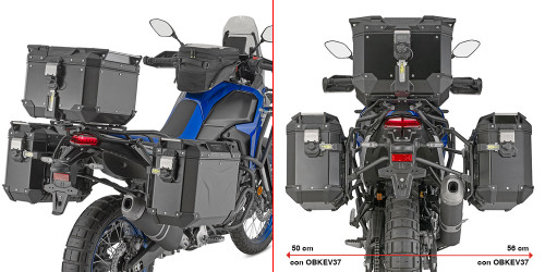 GIVI CAM-SIDE PANNIER HOLDER - PLO2174CAM - YAMAHA TÉNÉRÉ 700 WORLD RAID
