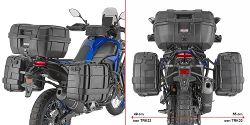 GIVI PANNIER HOLDER FIT M'KEY - PLO2174MK - YAMAHA TÉNÉRÉ 700