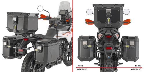 GIVI CAM-SIDE PANNIER HOLDER - PLO7718CAM - KTM 390 ADVENTURE R