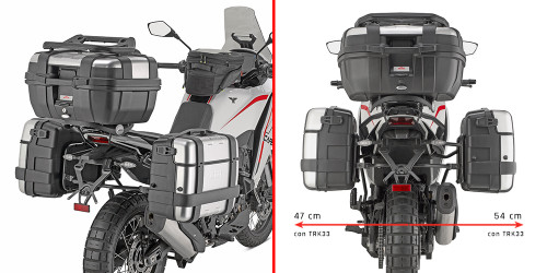 GIVI PANNIER HOLDER FIT M'KEY - PLO9352MK - MOTO MORINI X-CAPE 700