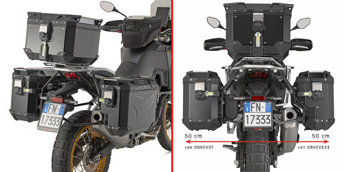 GIVI CAM-SIDE PANNIER HOLDER - PLOS9651CAM - KOVE 800 X PRO