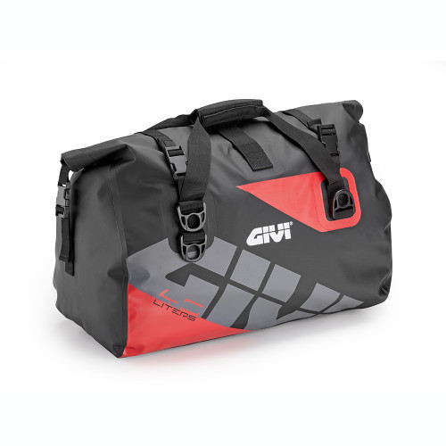GIVI EASY-T CARGO SEAT BAG BLACK RED GREY - EA115GRB