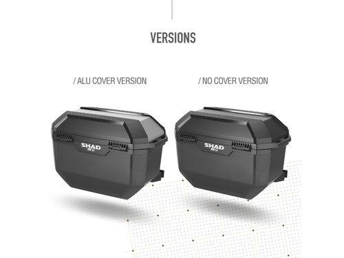 SH27 BLACK/ALUMINIUM Panniers