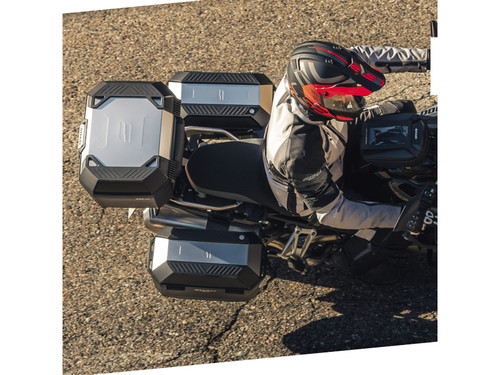 SH27 BLACK/ALUMINIUM Panniers