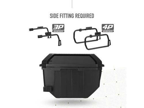 SH27 BLACK/ALUMINIUM Panniers