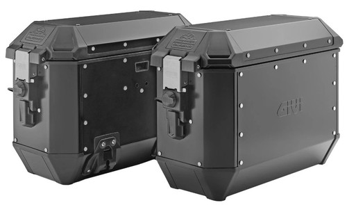 GIVI TREKKER ALASKA 36L M/ KEY SIDE CASES (X2) BLACK LINE