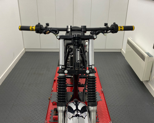 Gold Motorbike Hand Grips for 22mm bars - Anodised Aluminium - High Quality