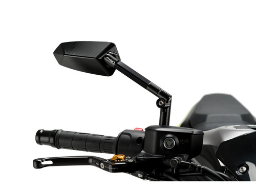 PUIG F1.1 REARVIEW MIRROR RHS BLACK - 017NN - INDIAN FTR SPORT