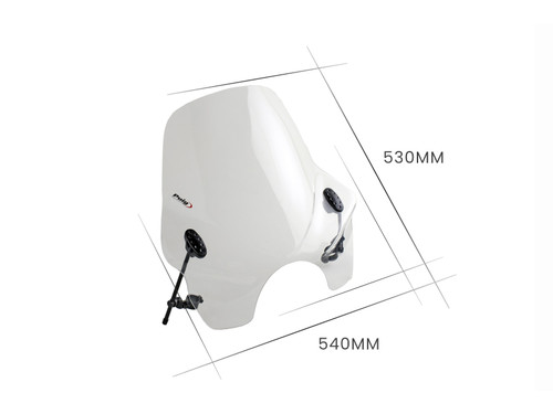 PUIG TOURING I SCREEN CLEAR - 0856W - HONDA CB125R NEO SPORTS CAFE
