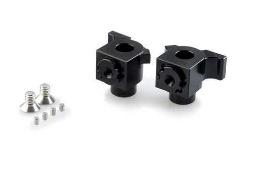 PUIG RIDER FOOTPEG ADAPTORS - ADJUSTABLE BLACK - 20243N - YAMAHA TENERE 700 EXTREME EDITION