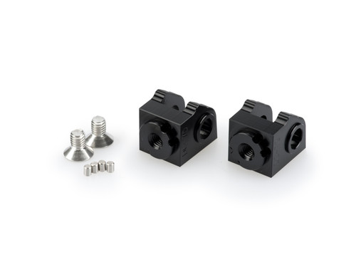 PUIG RIDER FOOTPEG ADAPTORS - ADJUSTABLE BLACK - 20453N - HUSQVARNA VITPILEN 801
