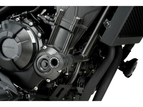 PUIG VINTAGE 2.0 FRAME SLIDERS BLACK - 21045N - HONDA CL 500