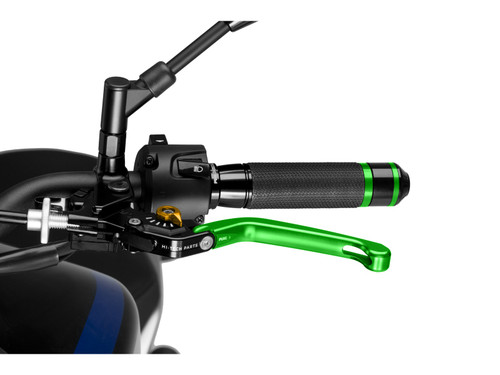 PUIG FOLDING V3 CLUTCH GREEN LEVER WITH GOLD SELECTOR - 210VO - INDIAN FTR SPORT