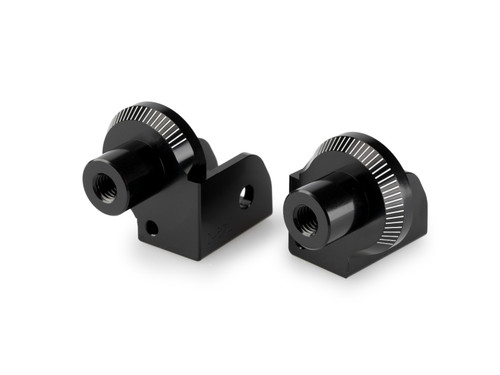 PUIG RIDER FOOTPEG ADAPTORS BLACK - 21774N - QJ MOTOR SRT 600SX