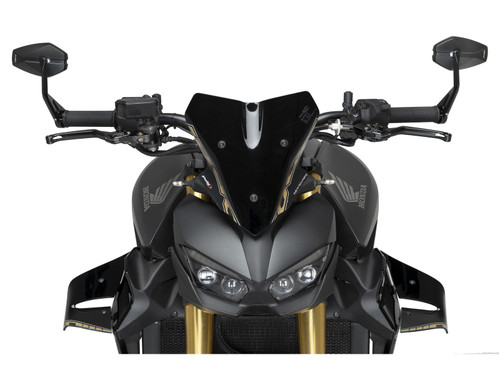 PUIG MP25 BAR END MIRROR BLACK - 22613N - INDIAN FTR SPORT