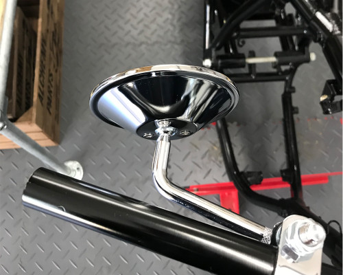 Chrome Mirrors for 22mm (7/8") & 25mm (1") Handlebars