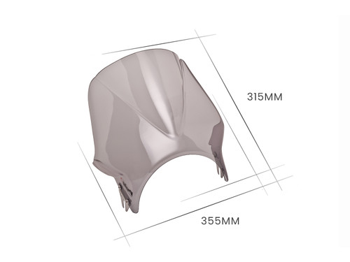 PUIG WINDY SCREEN - 1482 - ROYAL ENFIELD CONTINENTAL GT 650